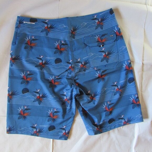Hurley Men's Phantom Weekender 20" Boardshorts Swim Trunks Rift Blue - Picture 2 of 3